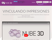 Tablet Screenshot of nube3d.com